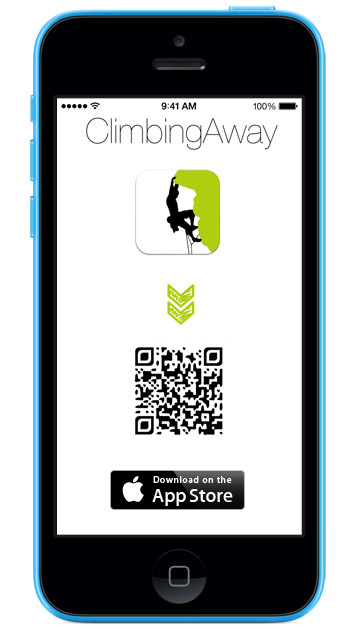 Download ClimbingAway on the AppStore or with QRCode