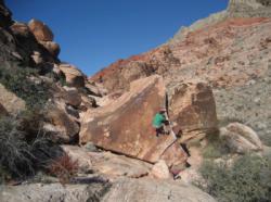 Guilhem  dans The Pork Chop V2/3  / Red Rocks (Gateway canyon)