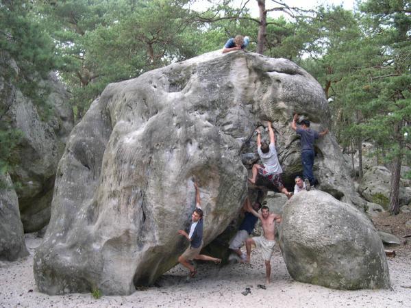 Bouldering Fontainebleau