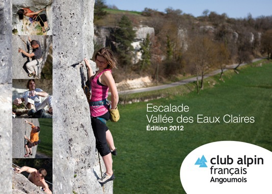Cover of the guide book Escalade Vallée des Eaux Claires