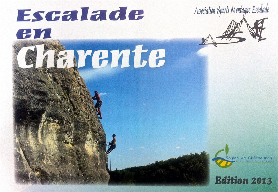 Cover of the guide book Escalade en Charente
