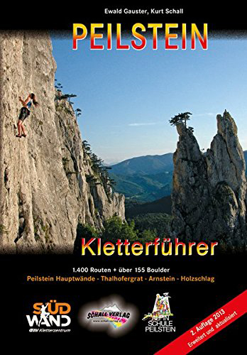 Cover of the guide book Peilstein Kletterführer
