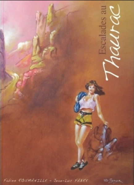 Cover of the guide book Escalades au Thaurac