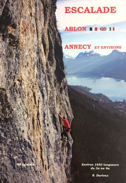 Cover of the guide book Escalade Ablon Annecy et environs