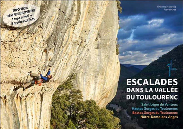 Cover of the guide book Escalades dans la Vallée du Toulourenc
