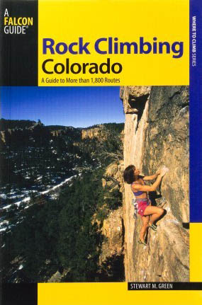 Cover of the guide book Rock Climbing Colorado