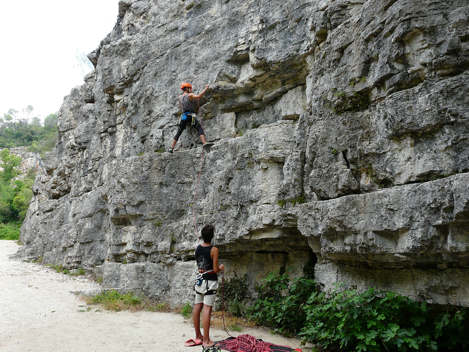 Site d'escalade La Colle sur Loup La Bagarée info, topo